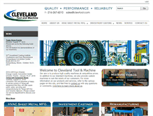 Tablet Screenshot of clevtool.com